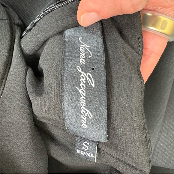 NWT Nana Jacqueline Bernadette Midi Dress Black Size S - Picture 9 of 11